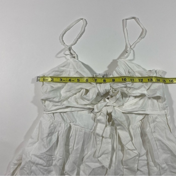 New Madewell Double-Tie Cutout Sweetheart Midi Dress - Picture 10 of 11